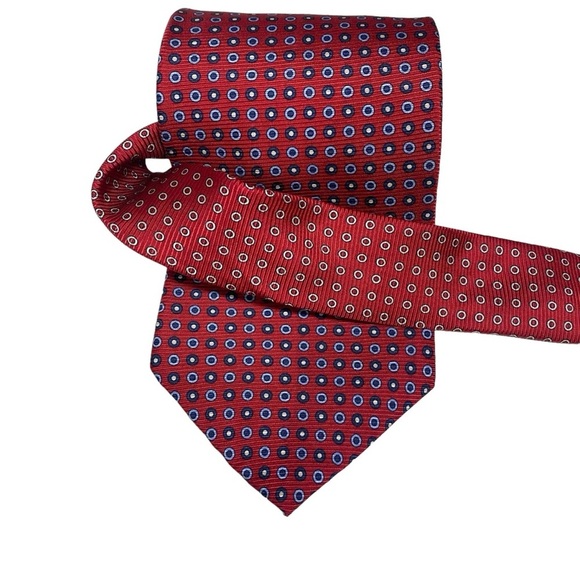 Set of 3 Tommy Hilfiger Mens Silk Printed Executive Ties Wardrobe Professional - Picture 12 of 16